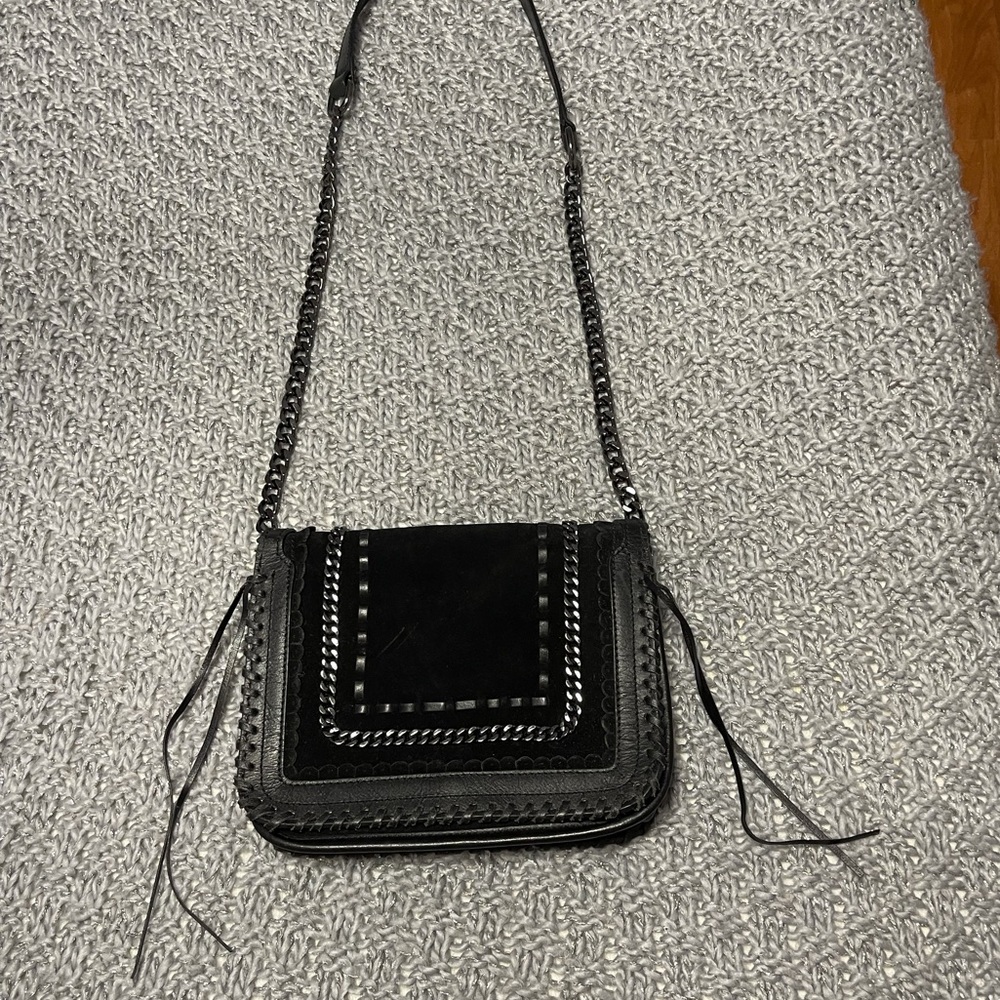 Zara leather crossbody purse